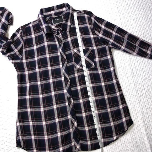 Rails Plaid Button Down Long Sleeve Shirt … - Picture 6 of 8